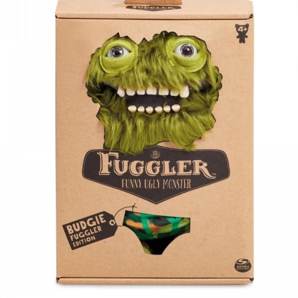 New Rare Fuggler Funny Ugly Monster Budgie Edition Count Underoo McGoo Plush Toy